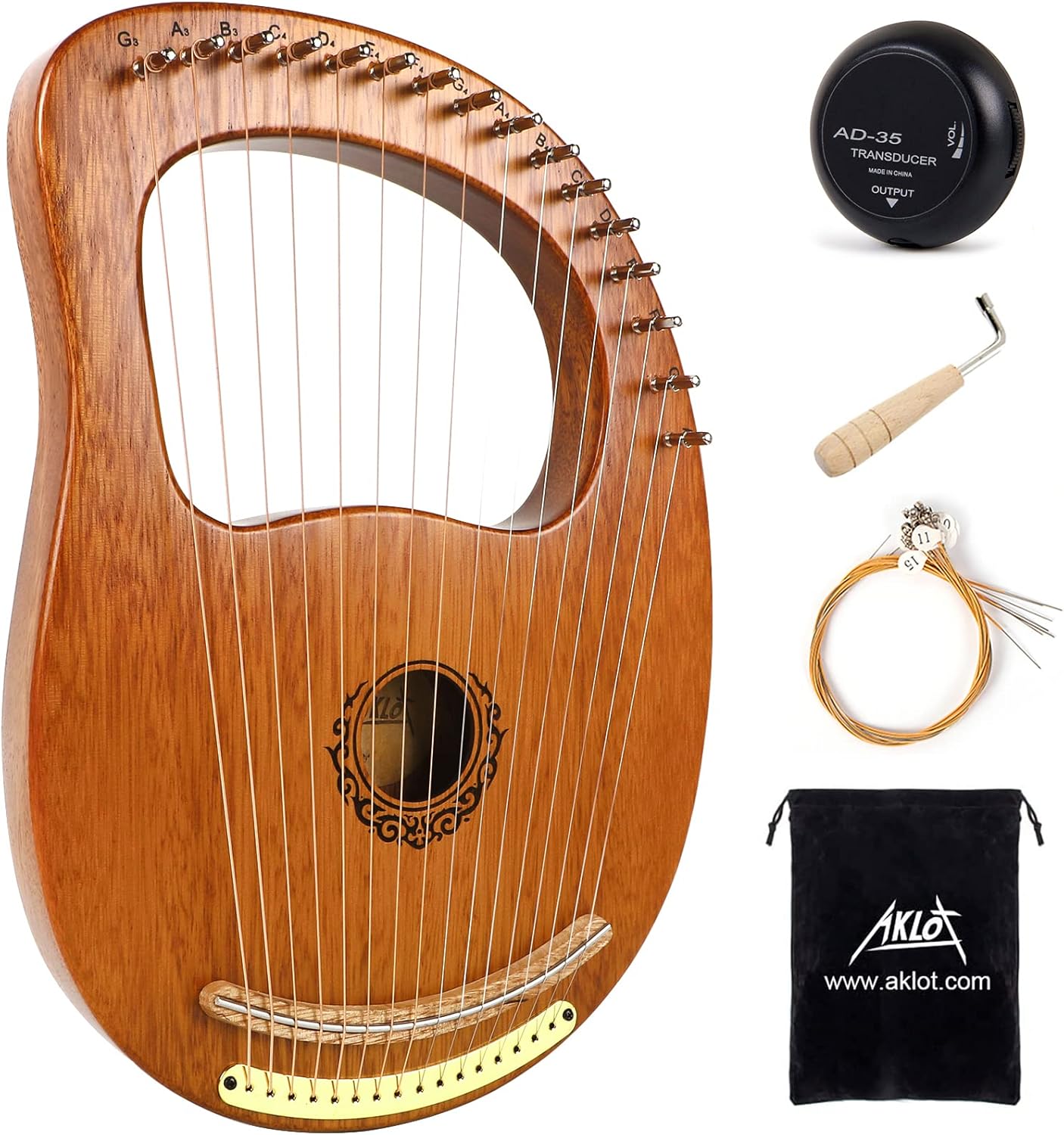 16 Strings Mahogany