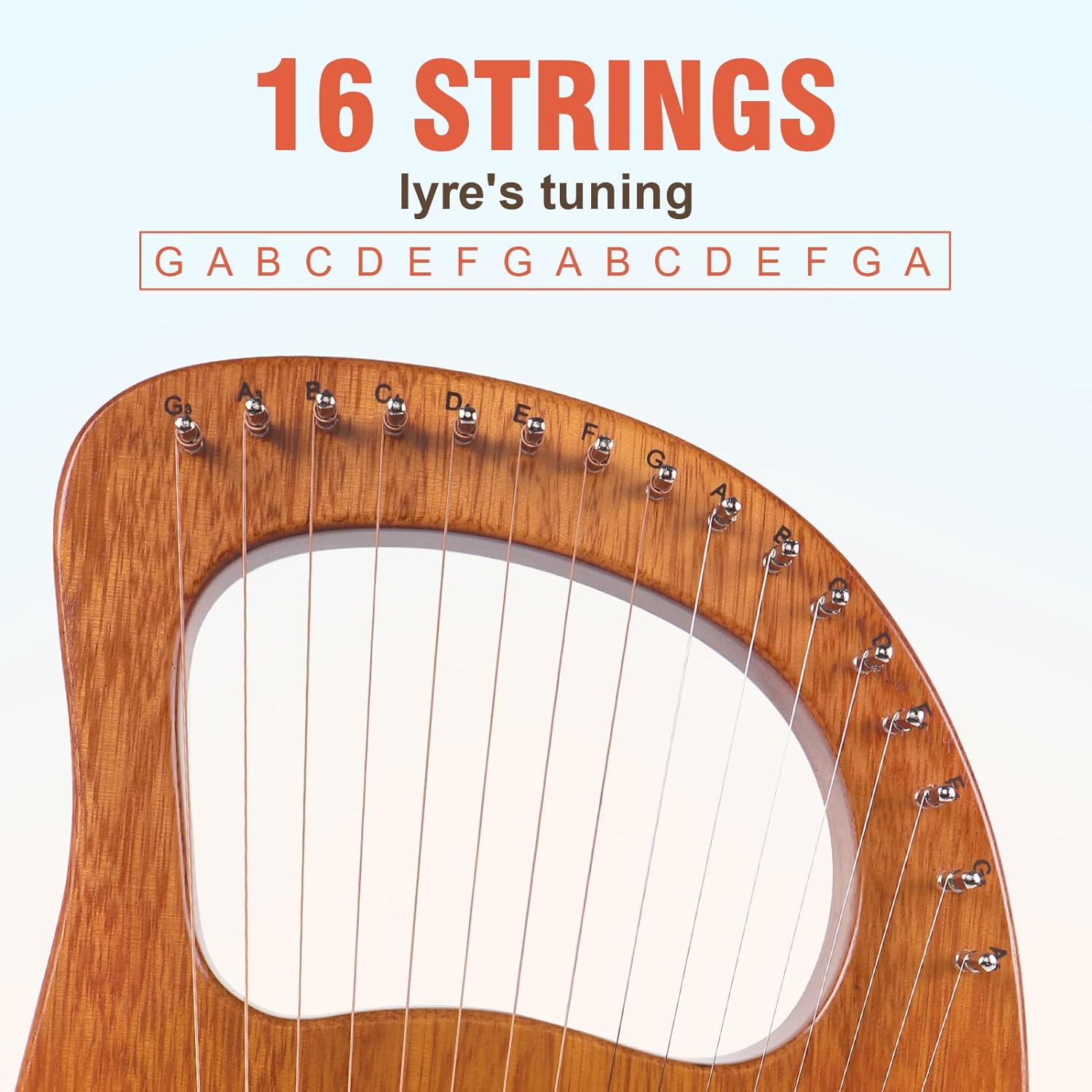 16 Strings Mahogany