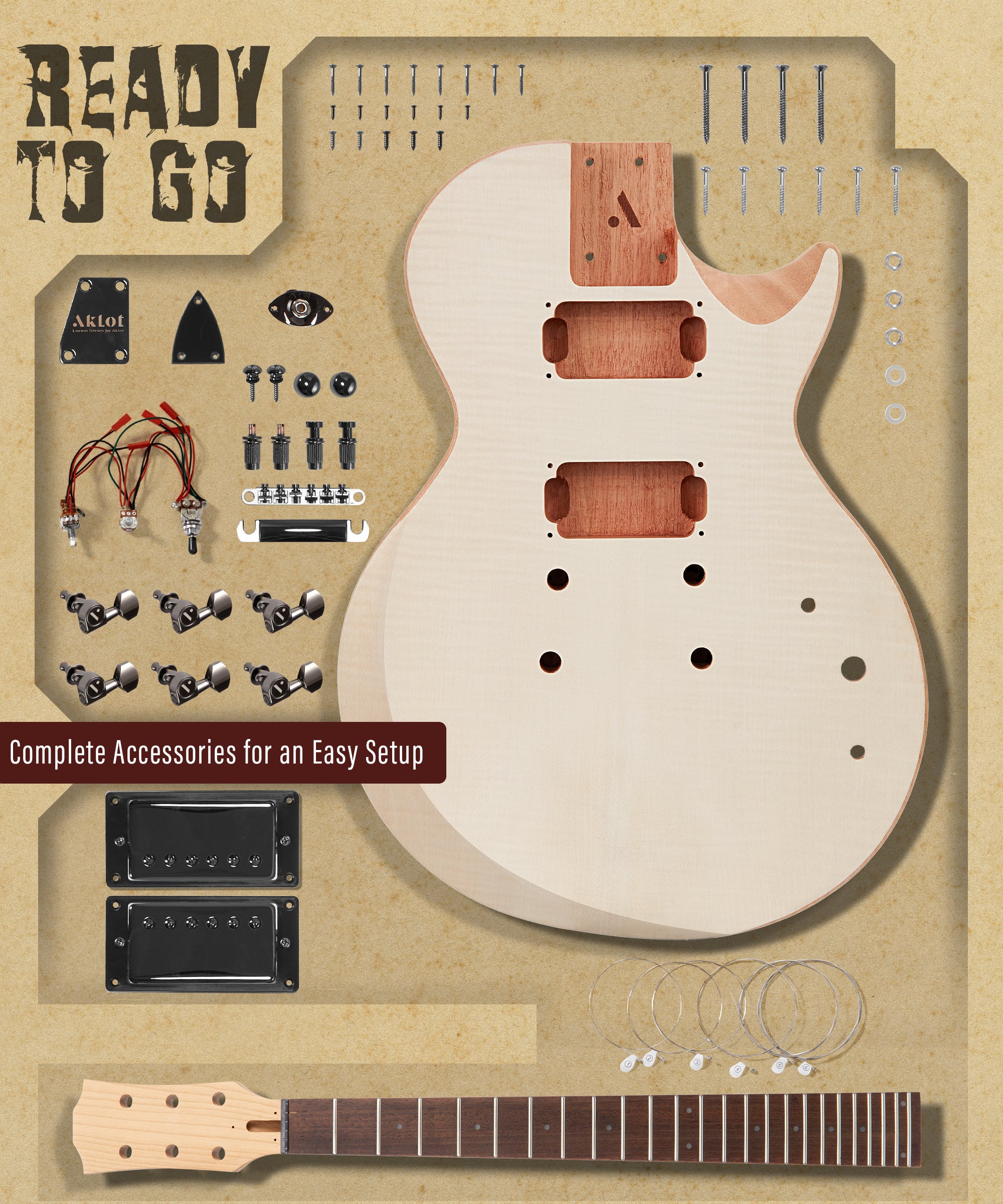 DIY Lorien Electric Guitar Kit