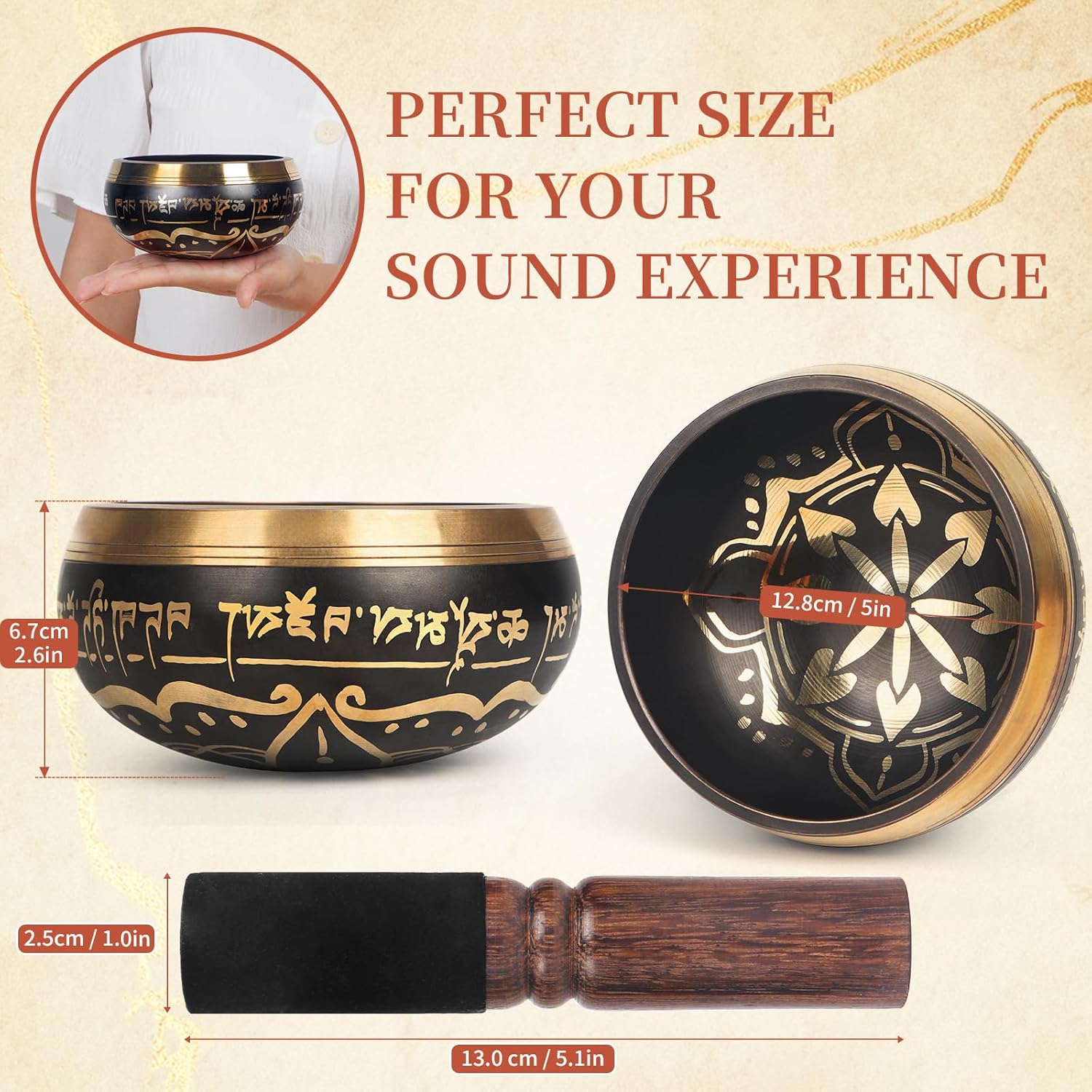 Meditation Singing Bowl - 5 Inches