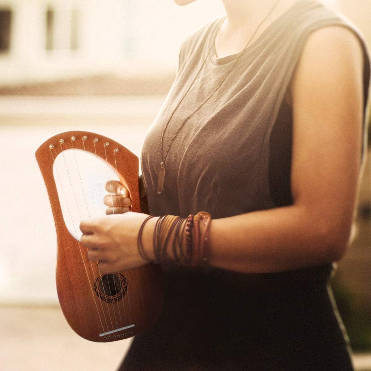 7 Strings Lyre Harp