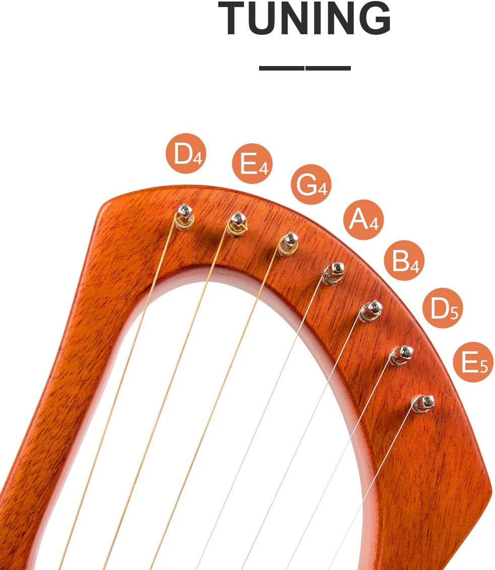 7 Strings Lyre Harp