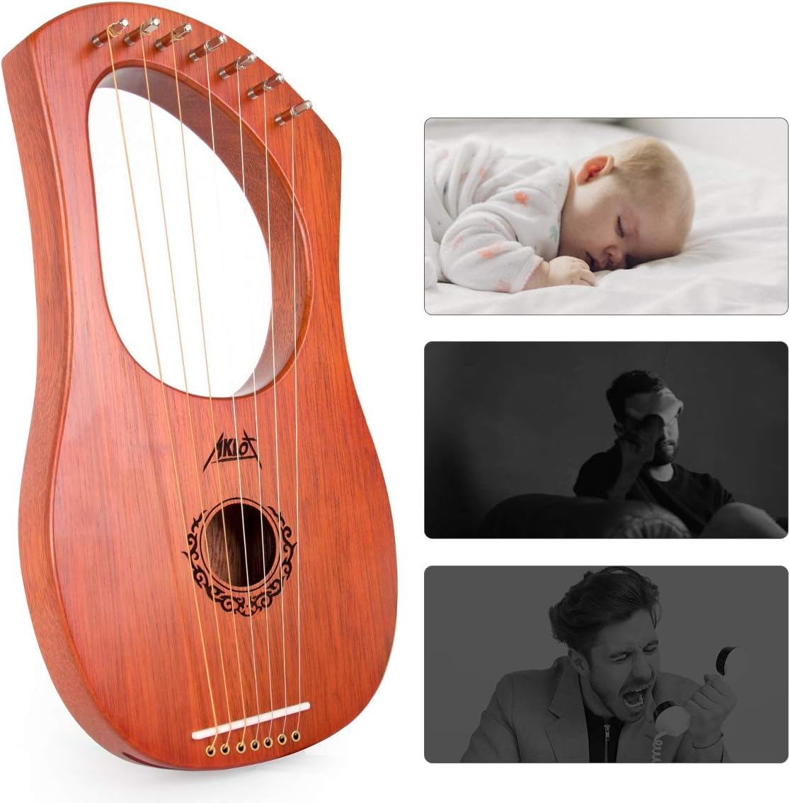 7 Strings Lyre Harp
