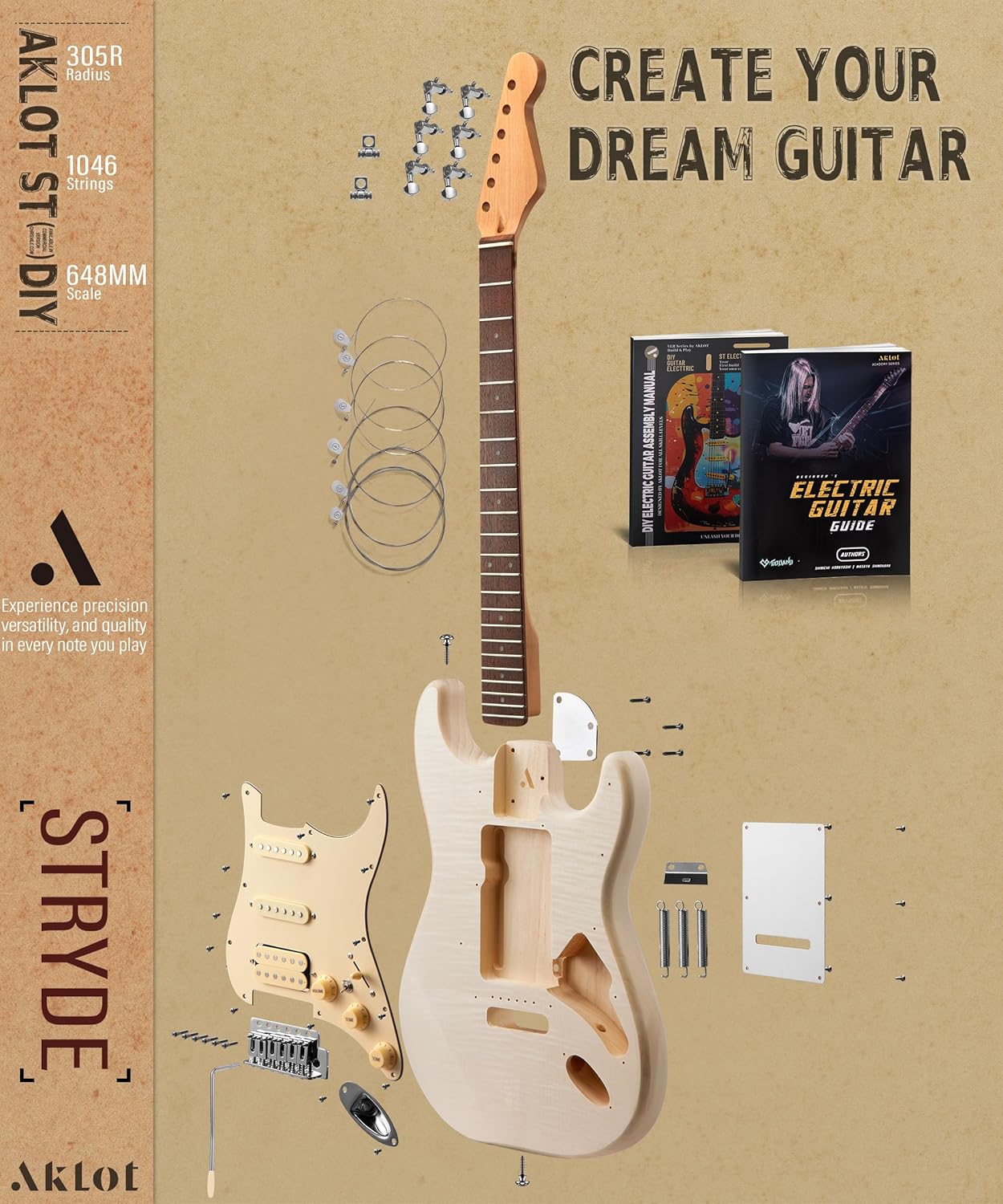 DIY Stryde Electric Guitar Kit