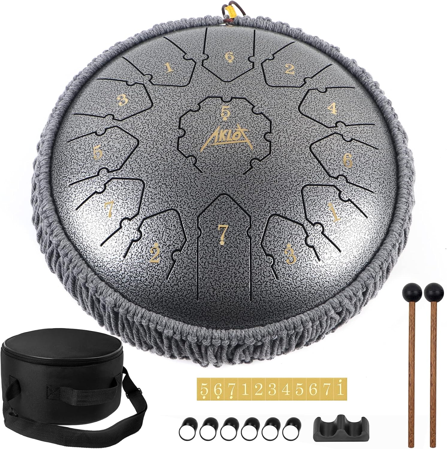 12 Inches Steel Tongue Drum
