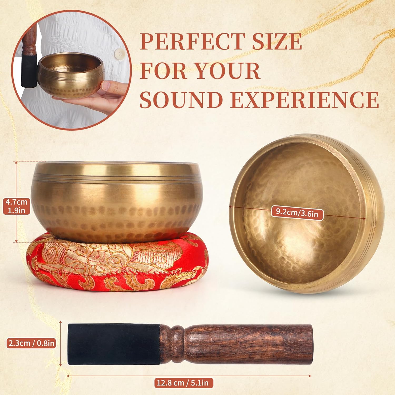 Meditation Singing Bowl - 3.5 Inches