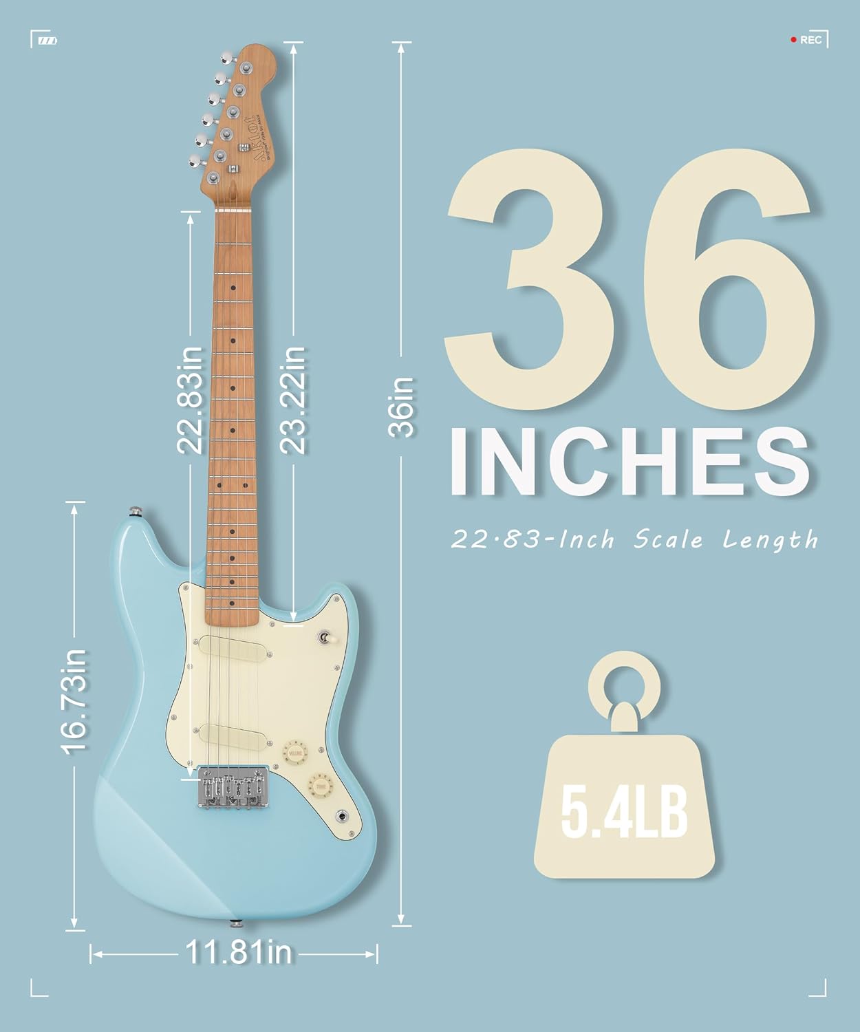 Kids Electric Guitar - Blue