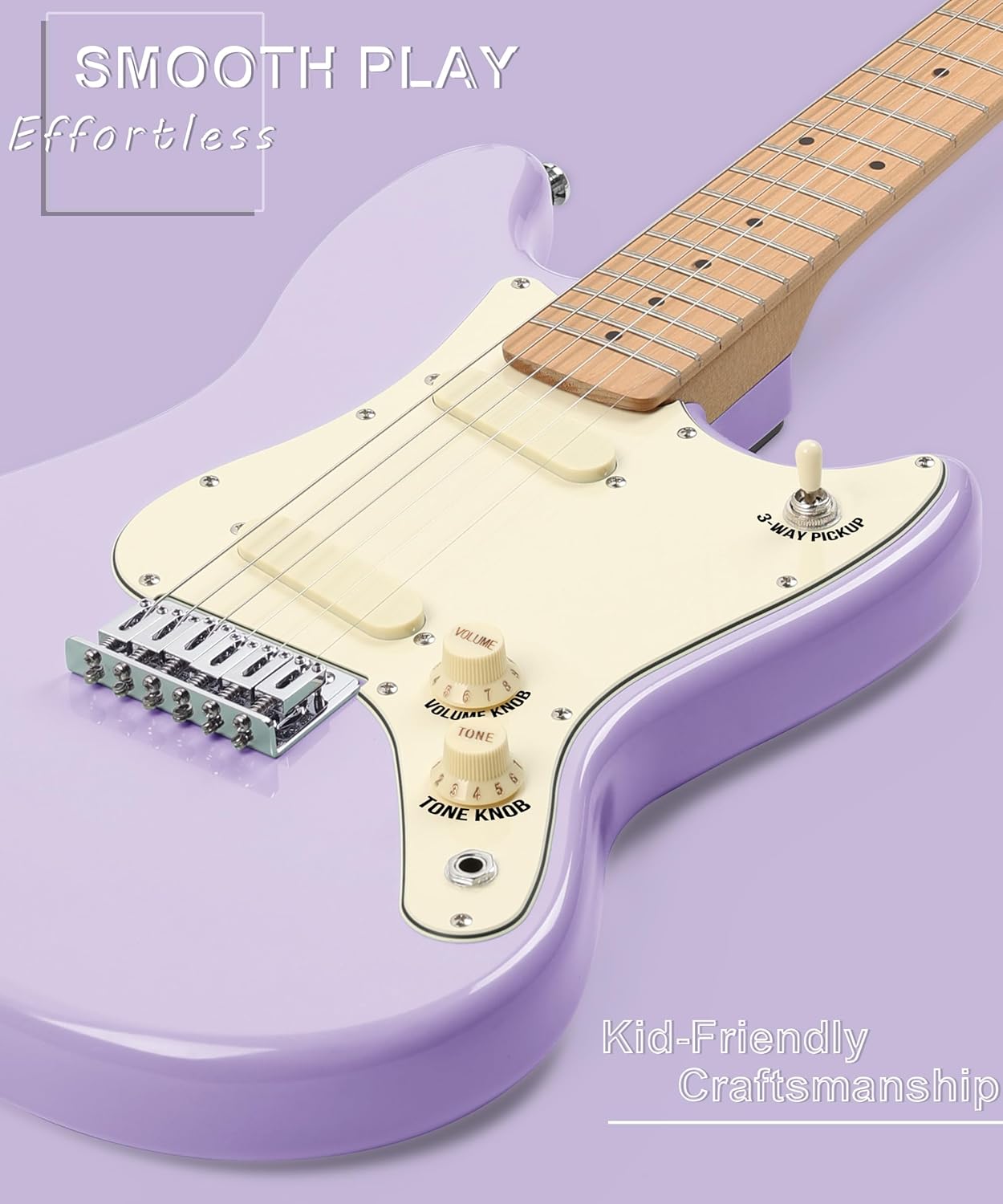 Kids Electric Guitar - Purple