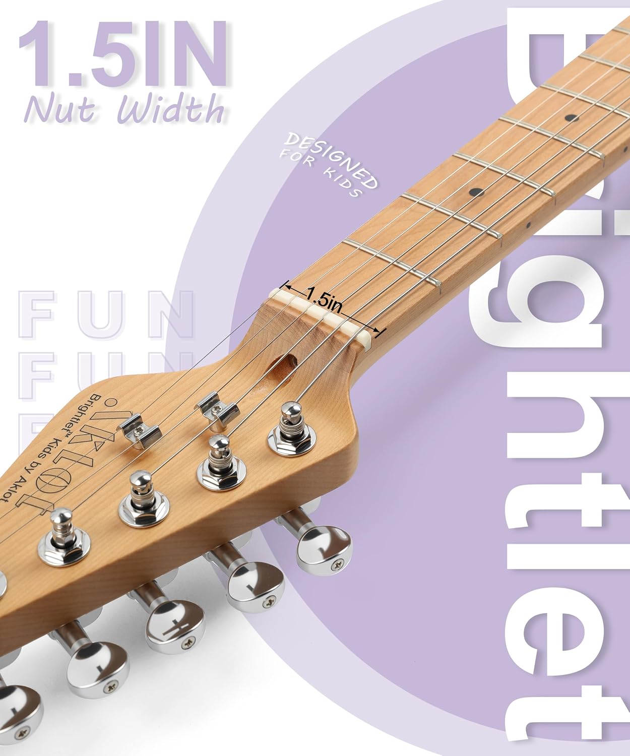 Kids Electric Guitar - Purple