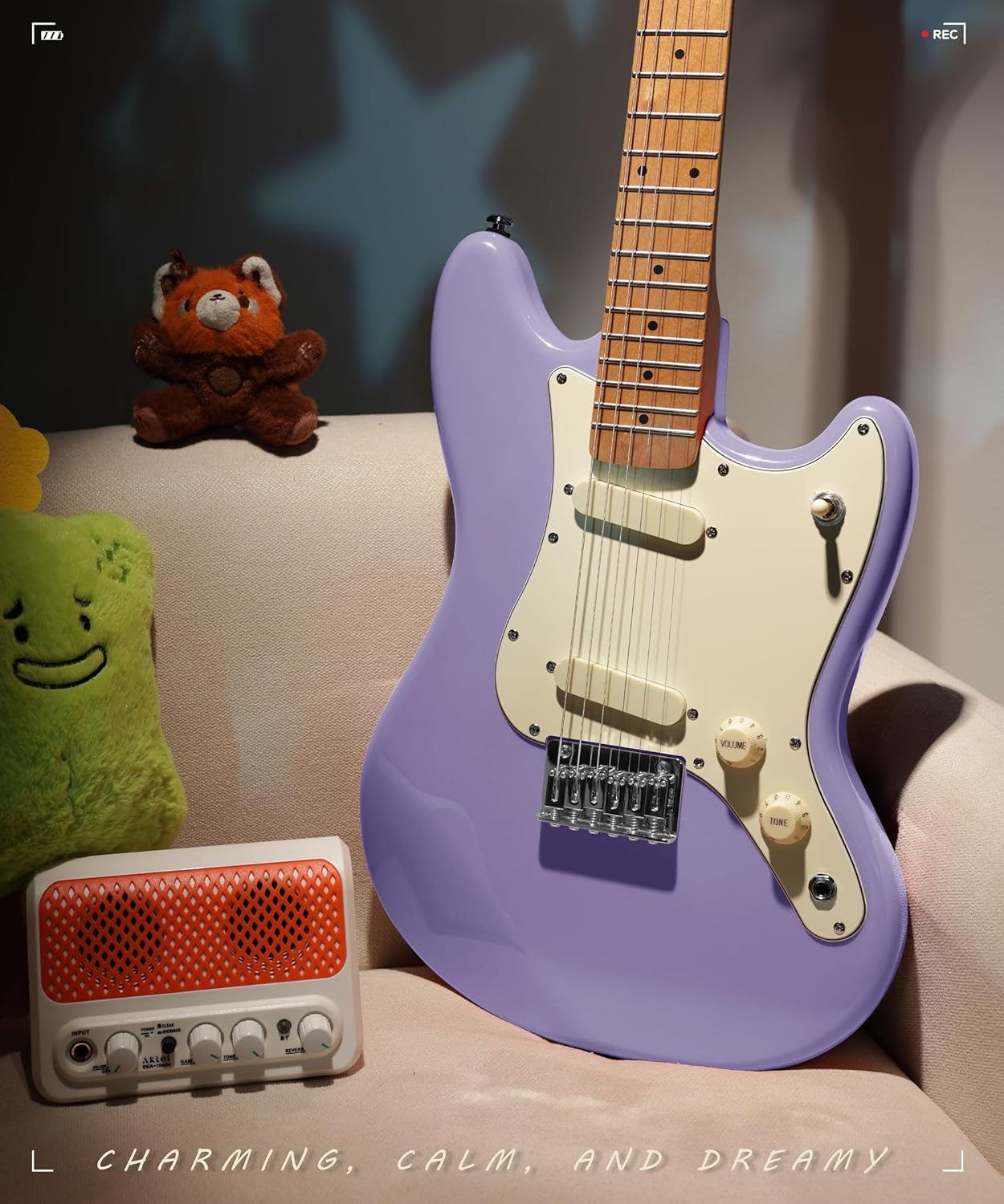 Kids Electric Guitar - Purple