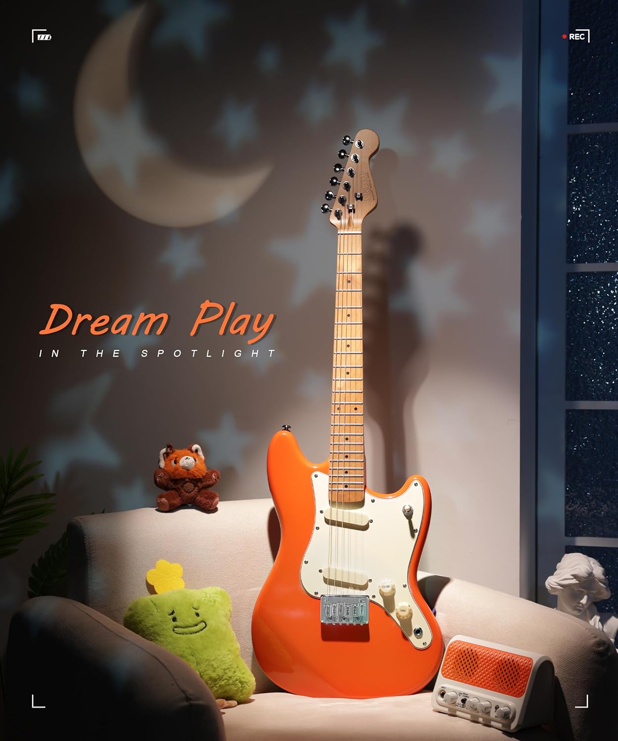 Kids Electric Guitar - Orange