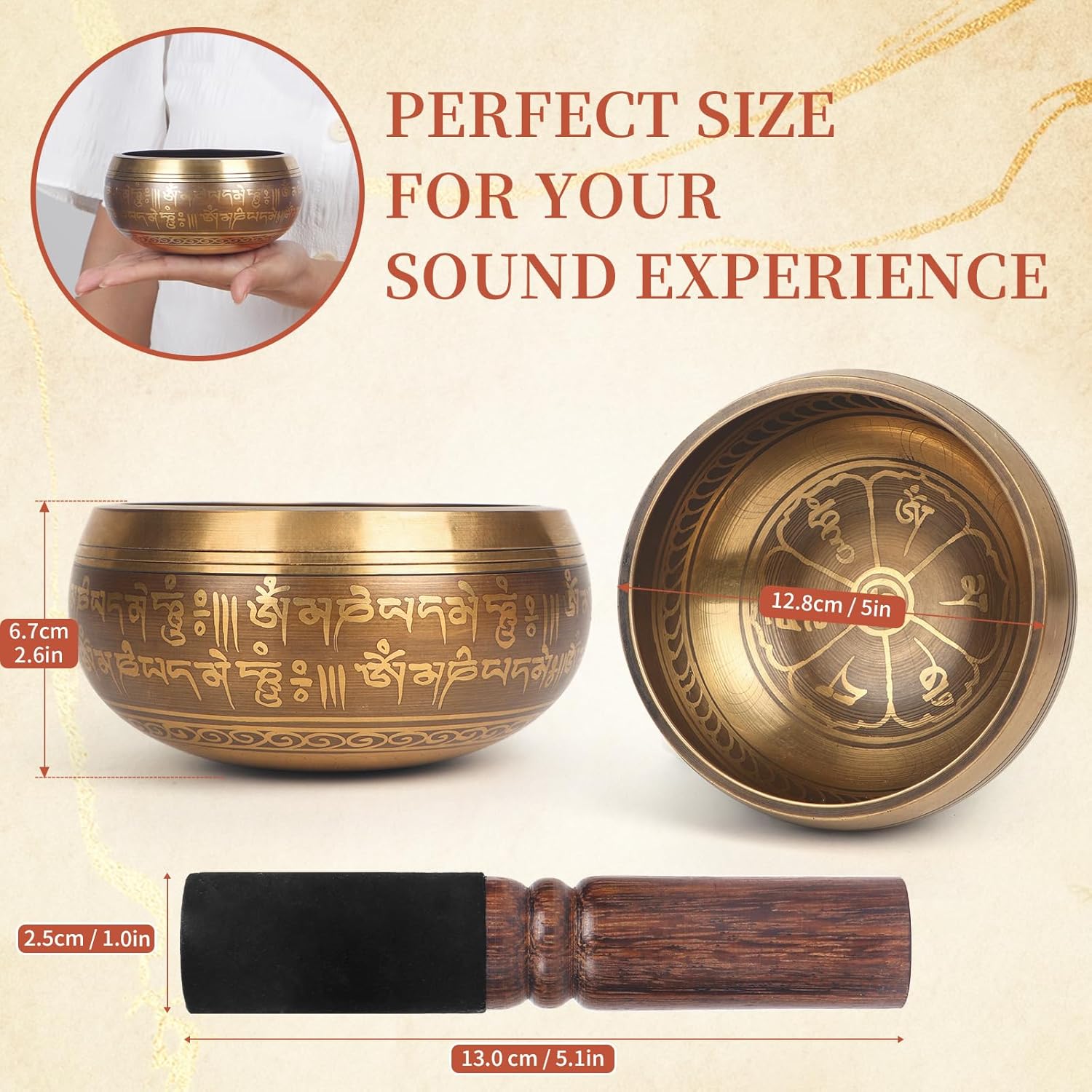 Meditation Singing Bowl - 5 Inches