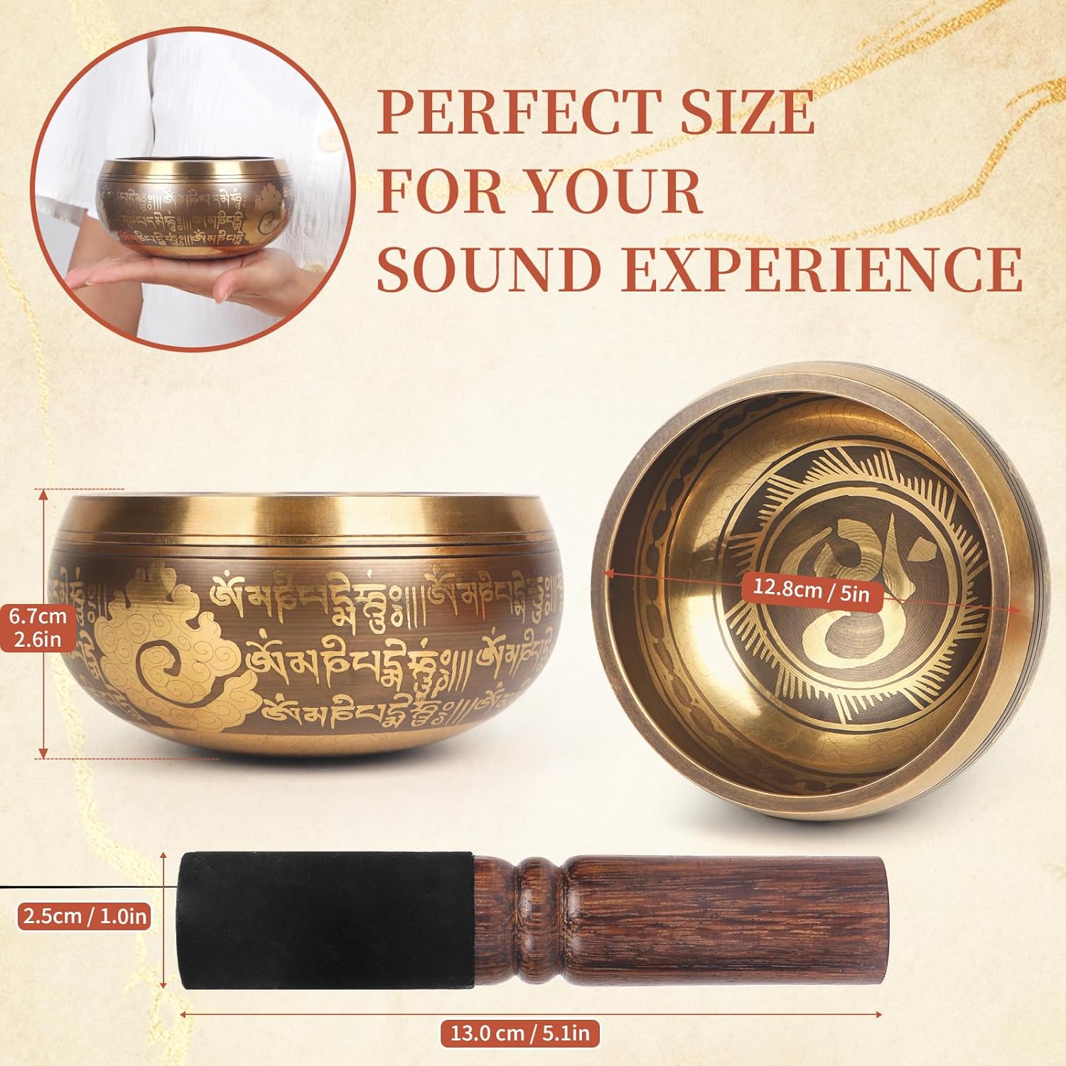 Meditation Singing Bowl - 5 Inches