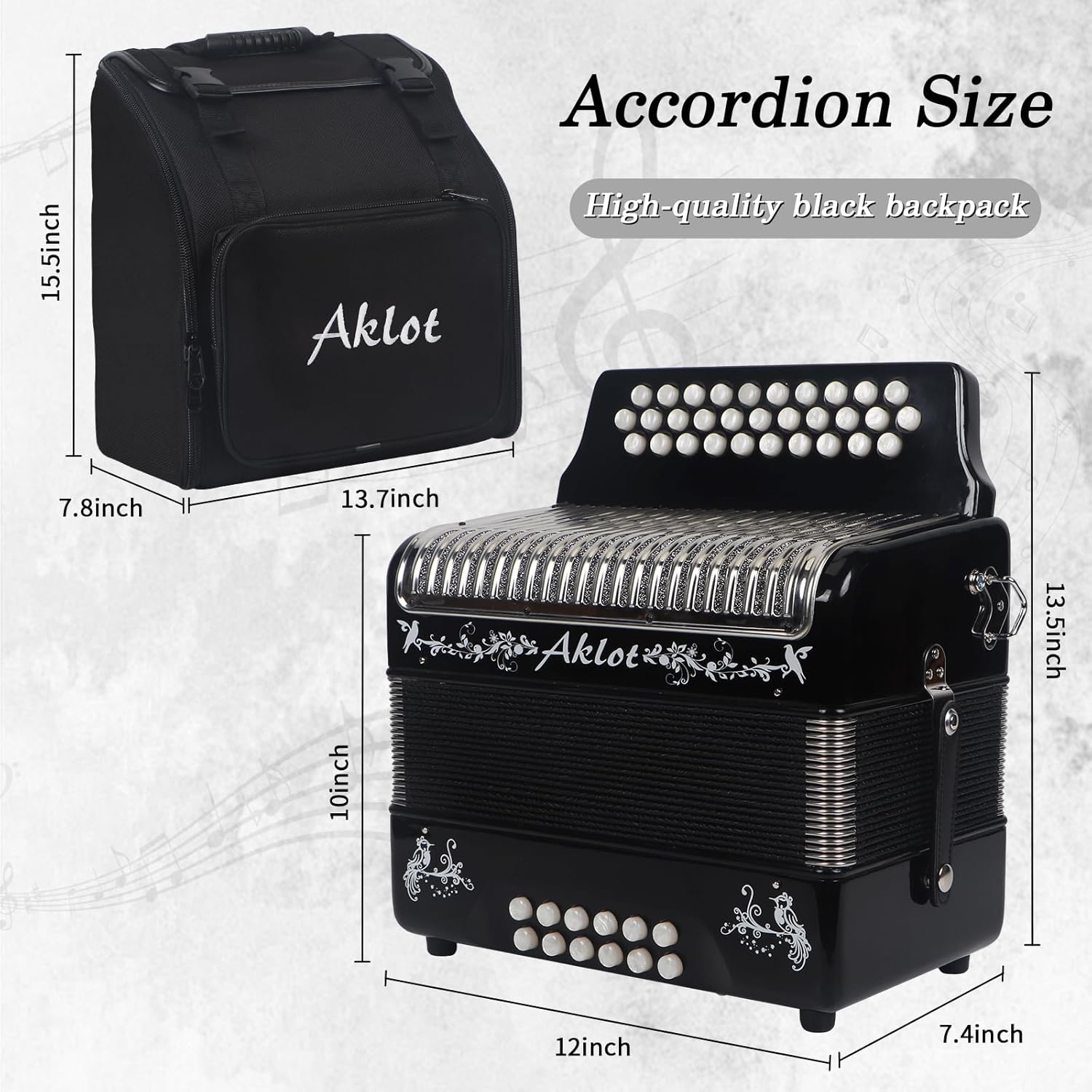 G/C/F Accordion