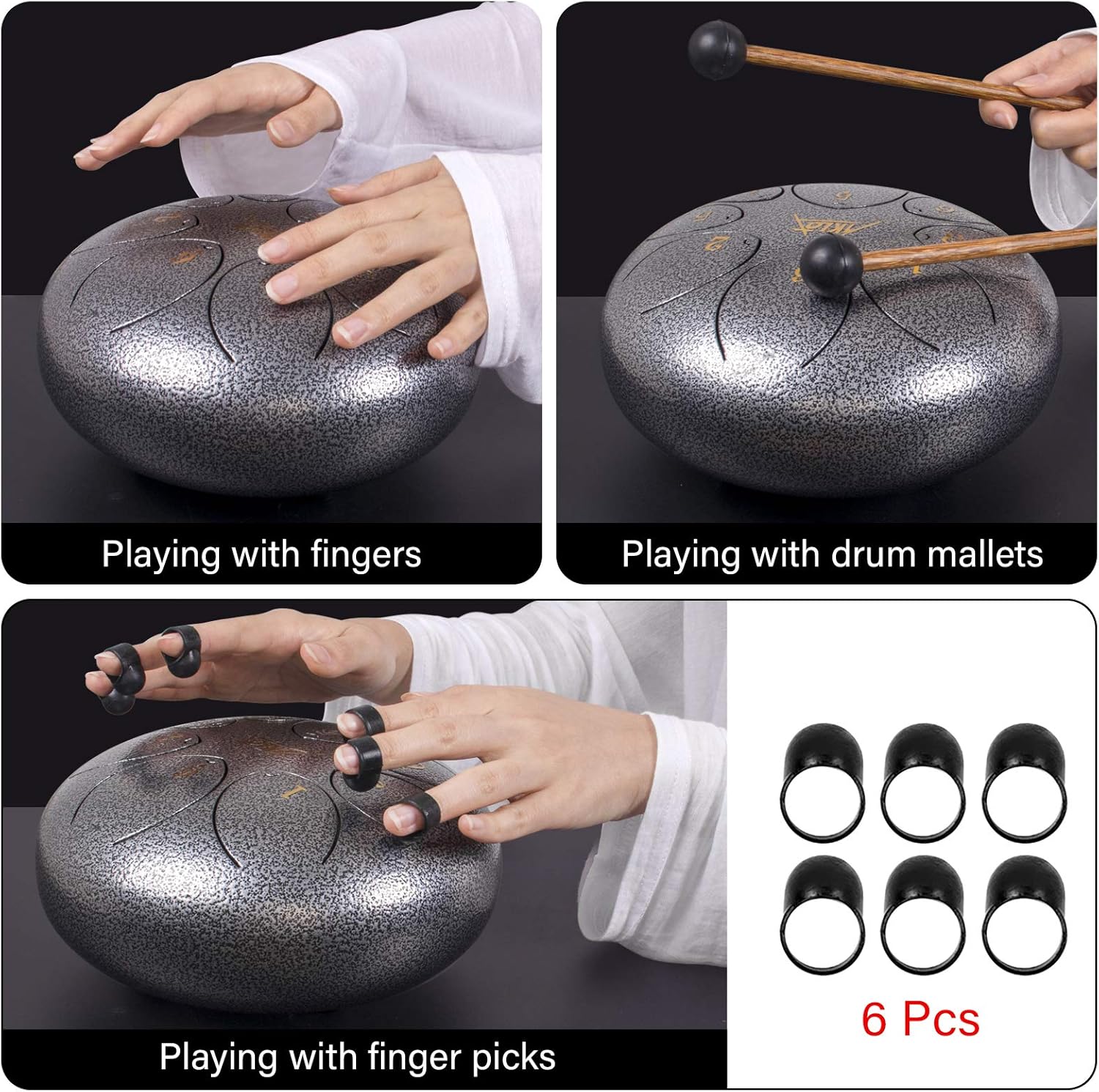 8 Inches Steel Tongue Drum