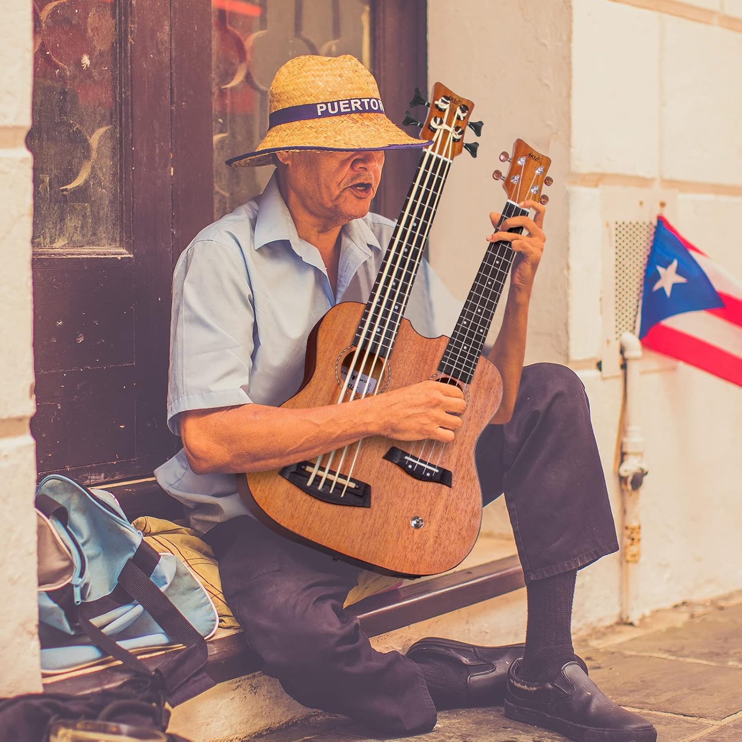 Ukulele Double Necks Bass
