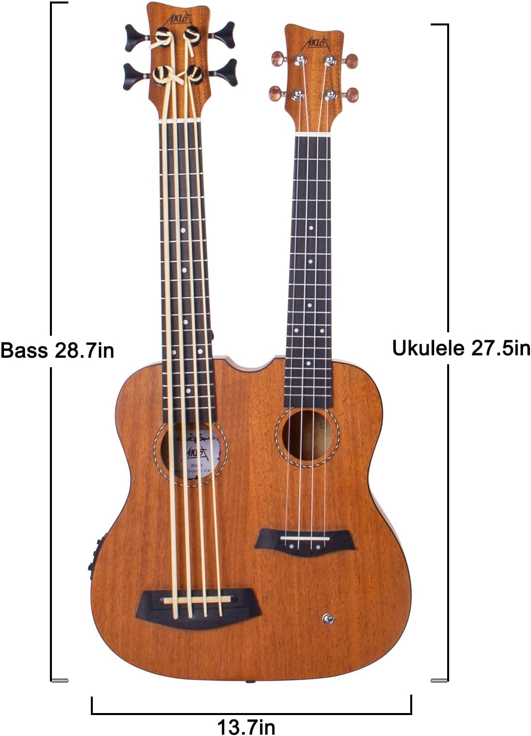 Ukulele Double Necks Bass