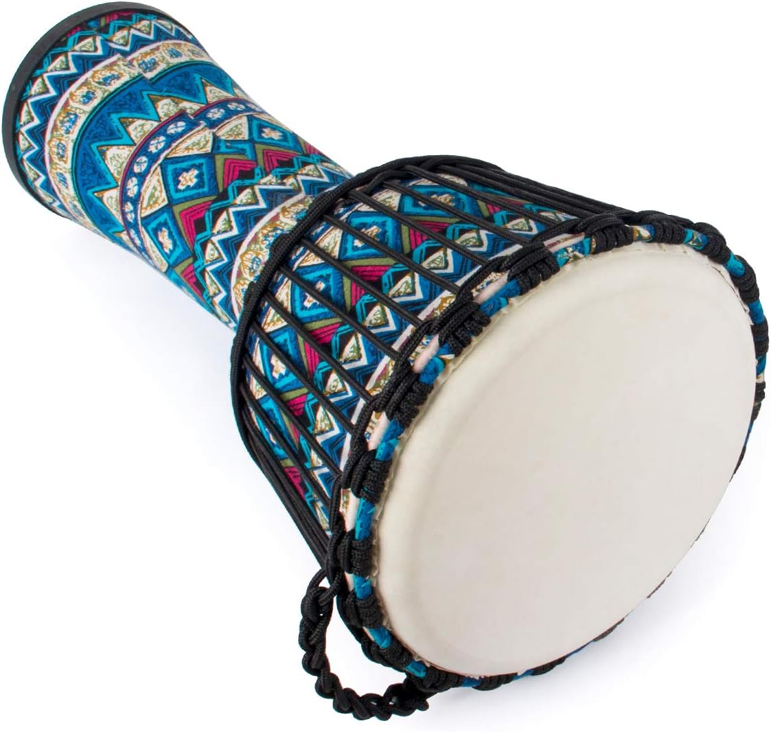 10'' Blue Cloth Djembe Drum