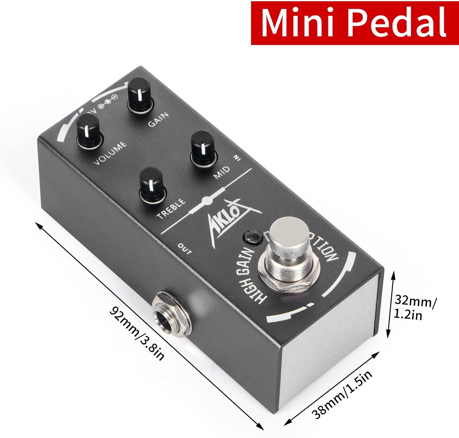 High Gain Distortion Guitar Pedal