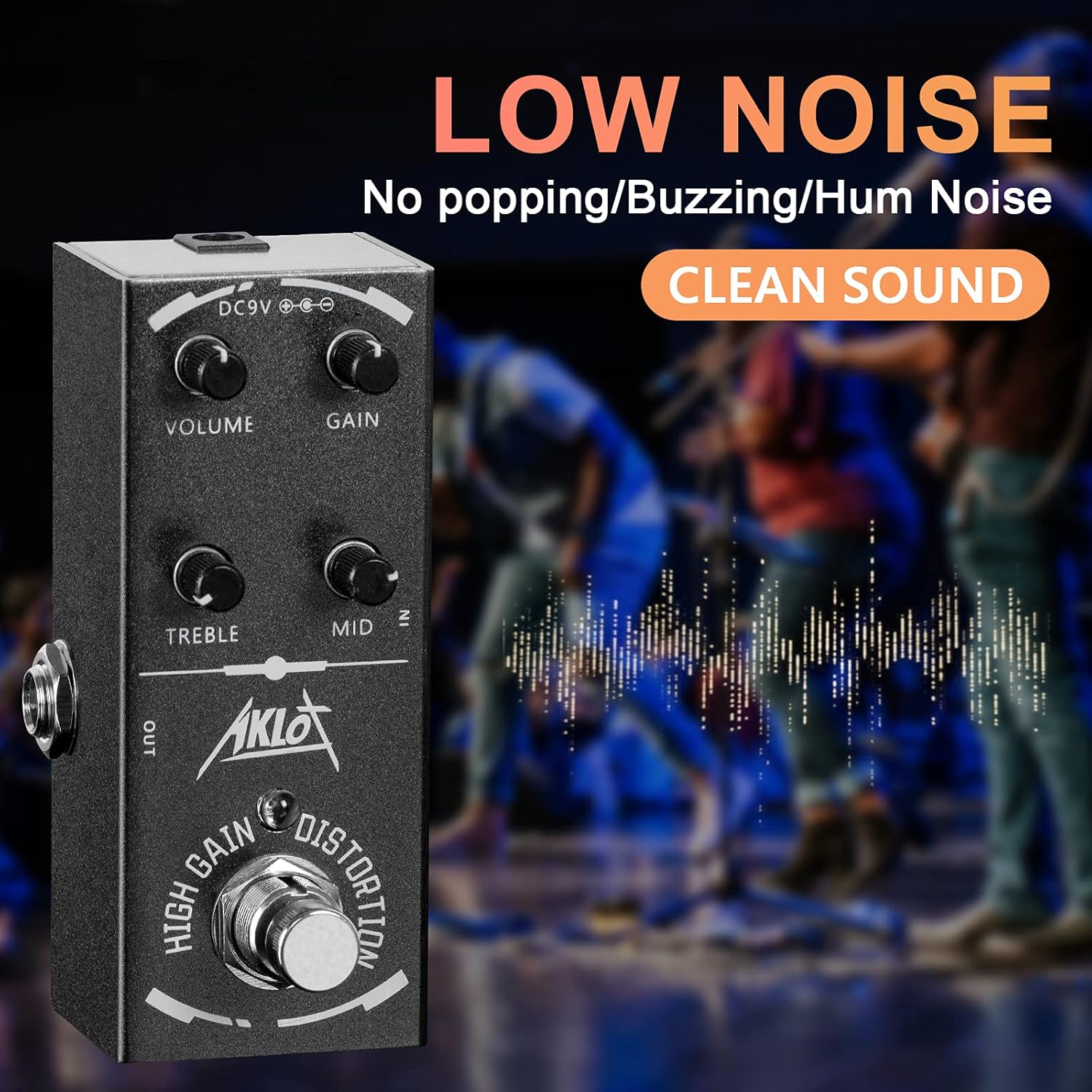 High Gain Distortion Guitar Pedal