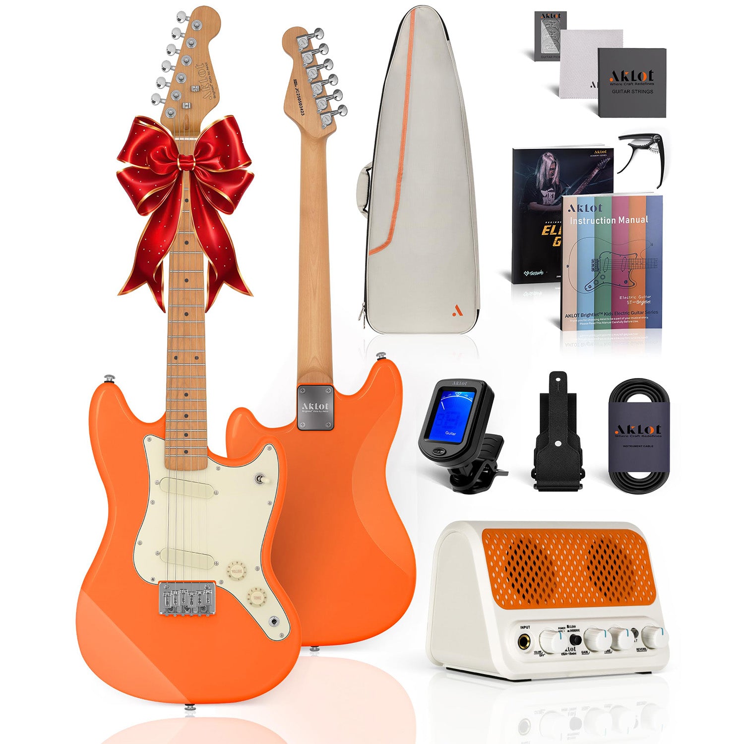Kids Electric Guitar - Orange