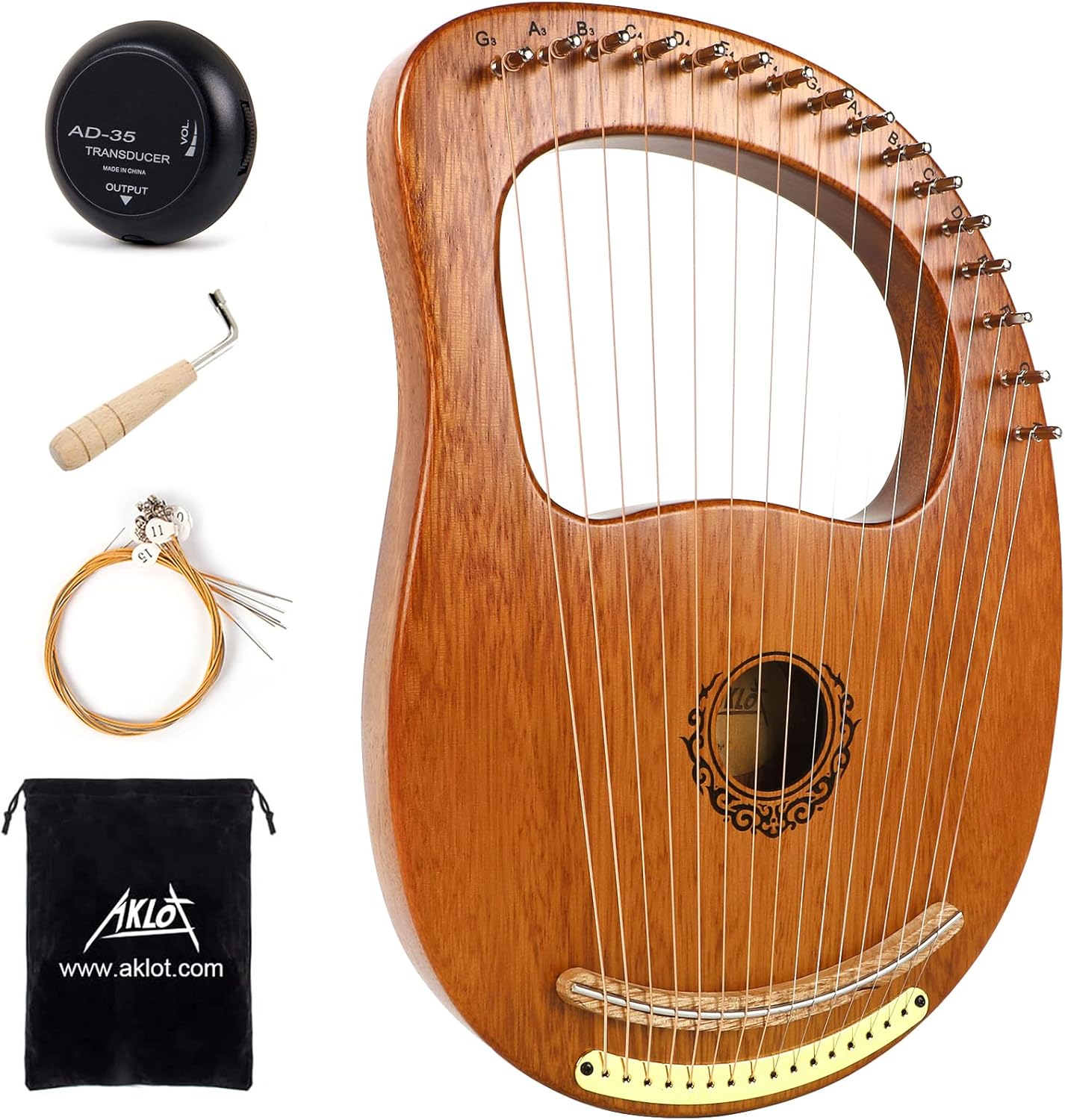 Lyre Harp 16 Metal Strings