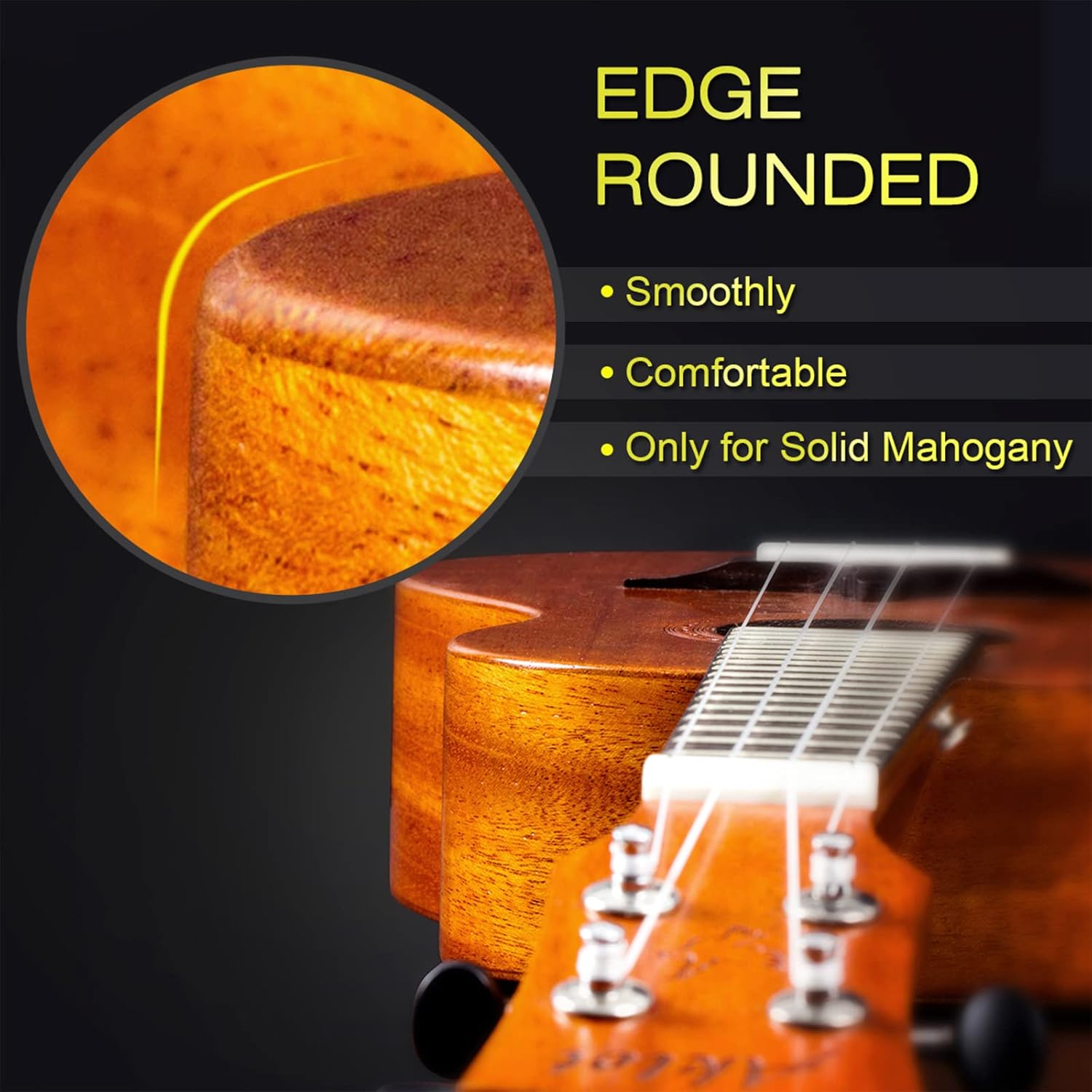 Left-Handed Acoustic Ukulele