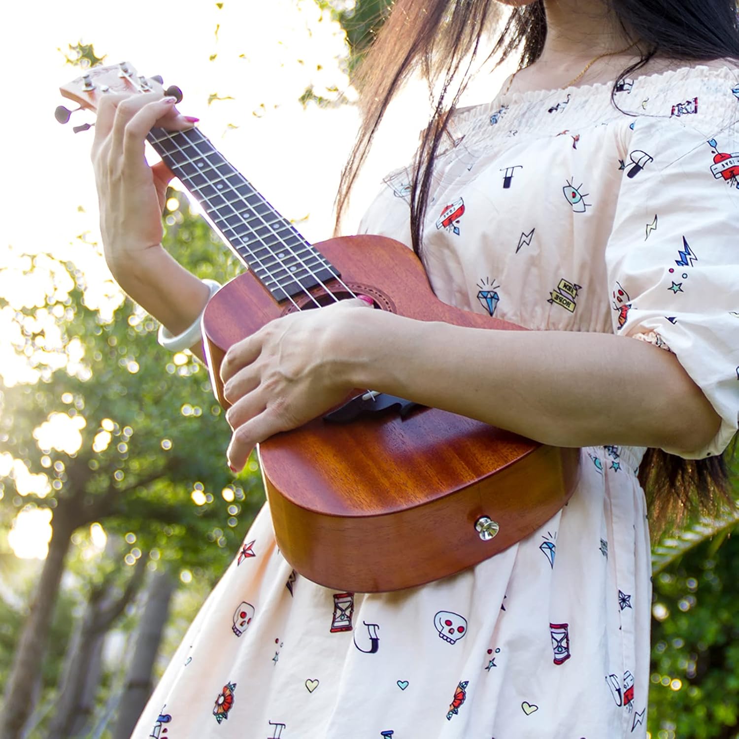 Left-Handed Acoustic Ukulele
