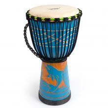 Aklot Djembe Africa Drum Solid Mahogany 10 Inch for Beginner