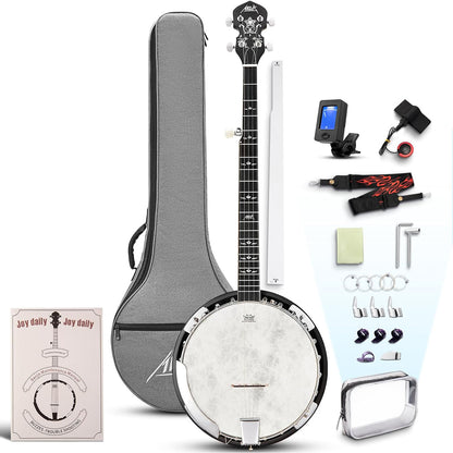 Banjo AKLOT de tamaño completo con parche Remo