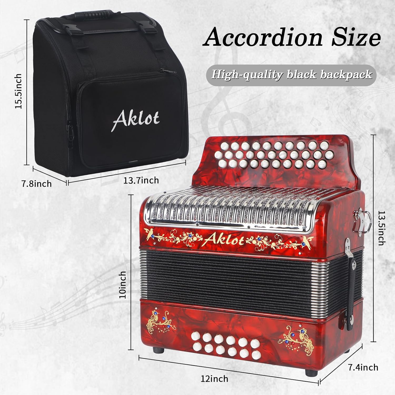 G/C/F Accordion