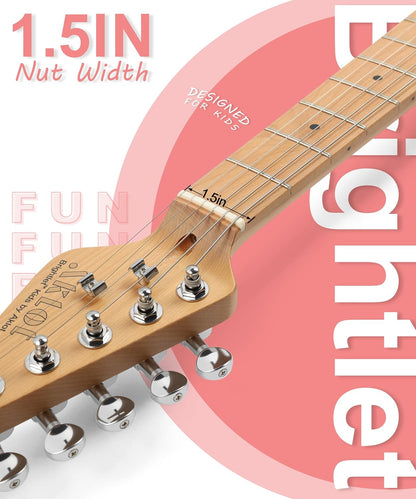 Kids Electric Guitar - Pink