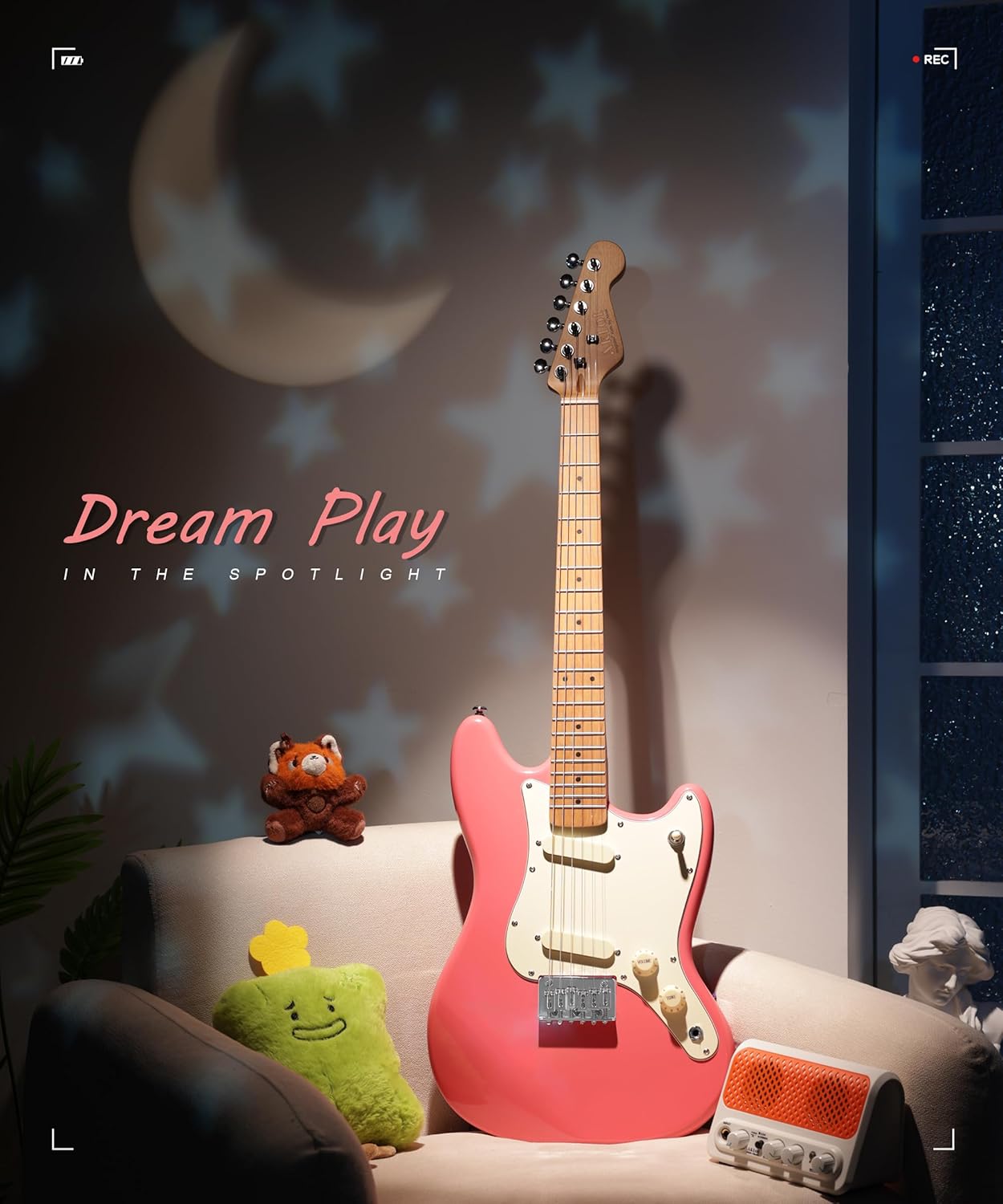 Kids Electric Guitar - Pink