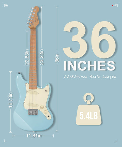 Kids Electric Guitar - Blue