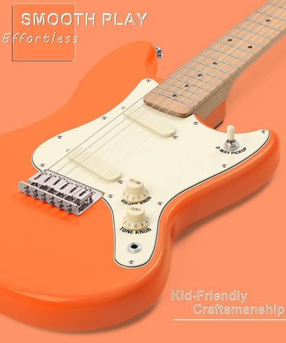 Kids Electric Guitar - Orange