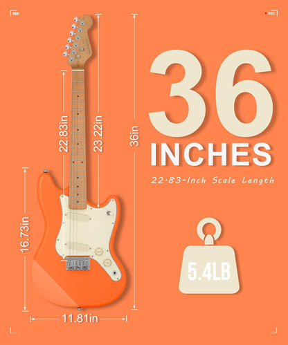 Kids Electric Guitar - Orange