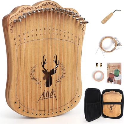 17 Strings Thumb Lyre Harp