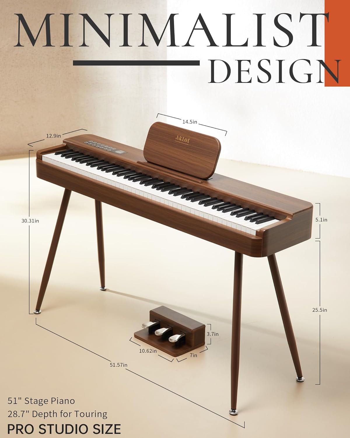 AKLOT AUR-LS01 Digital Piano