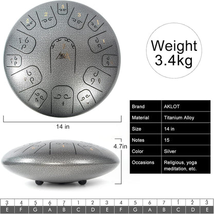 14 Inches Steel Tongue Drums