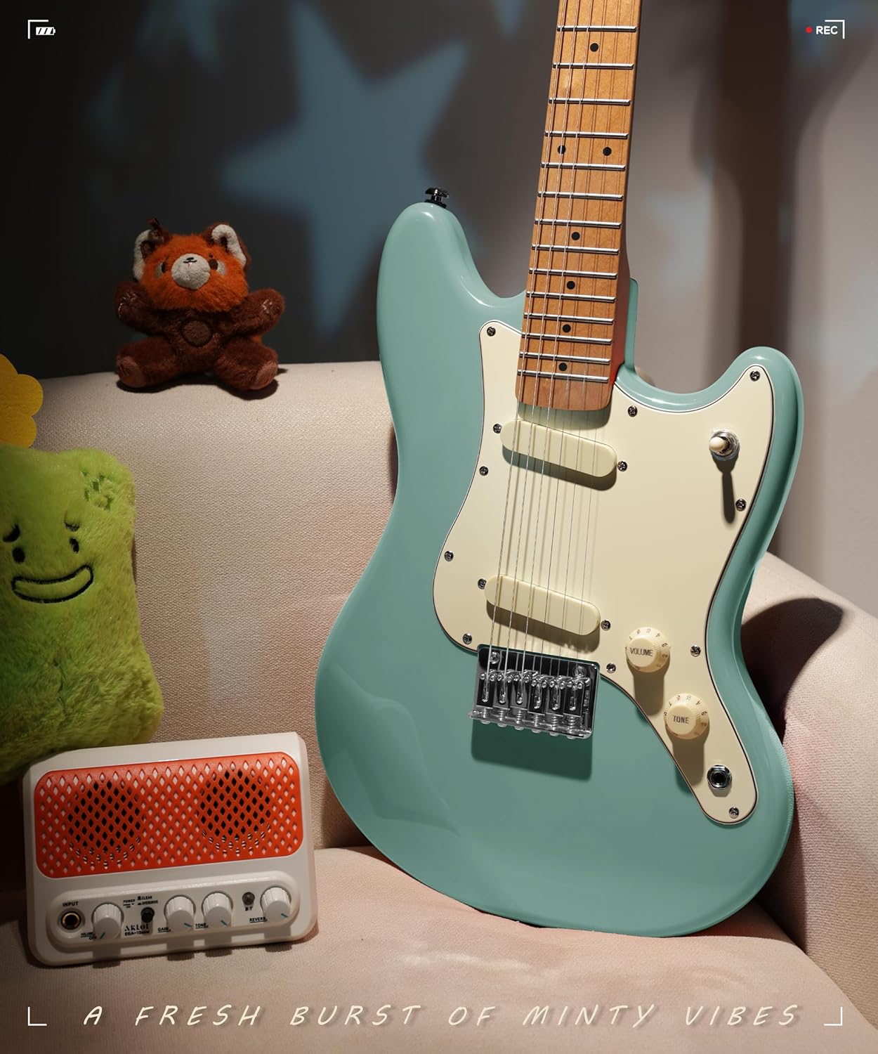 Kids Electric Guitar - Green