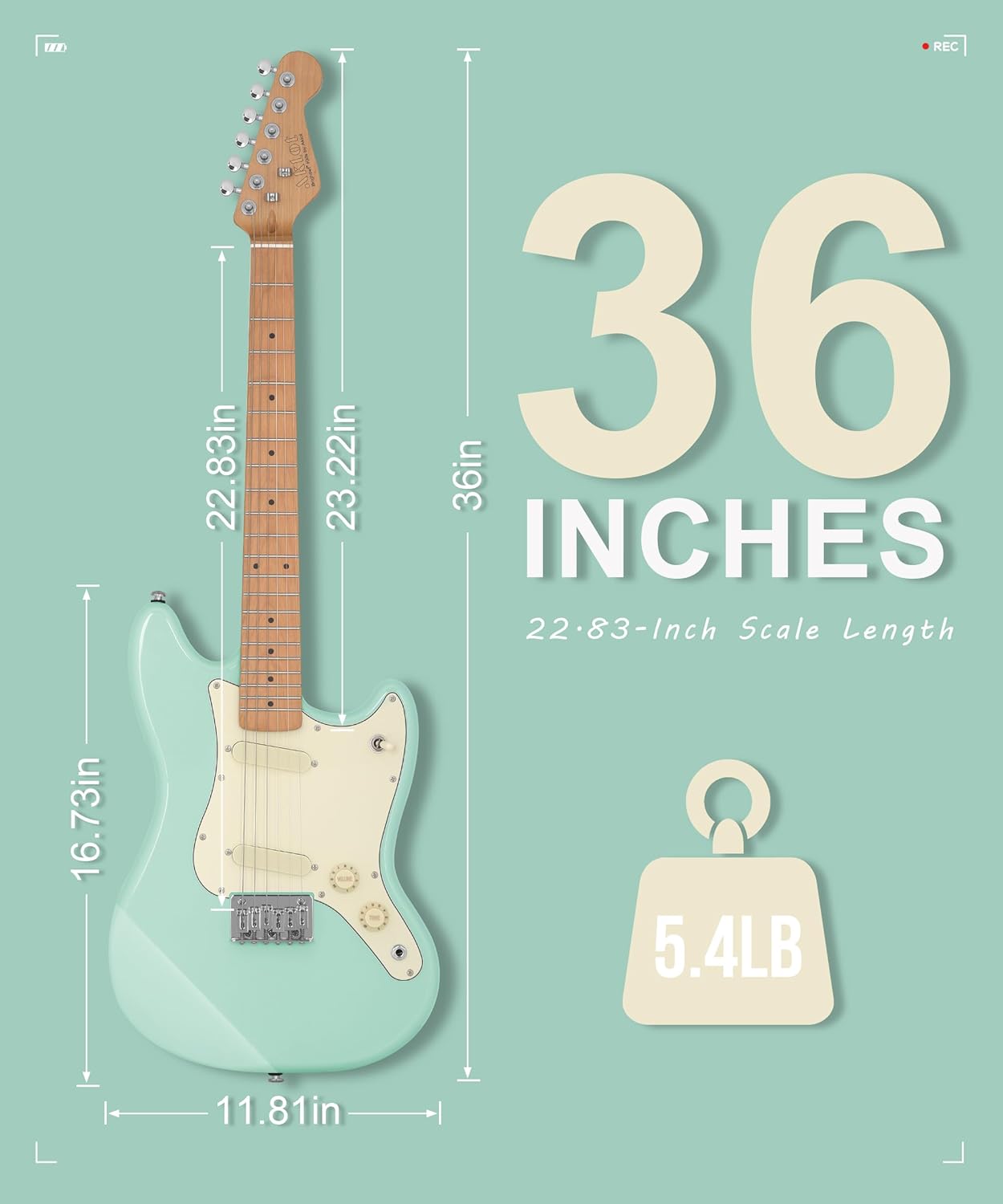 Kids Electric Guitar - Green