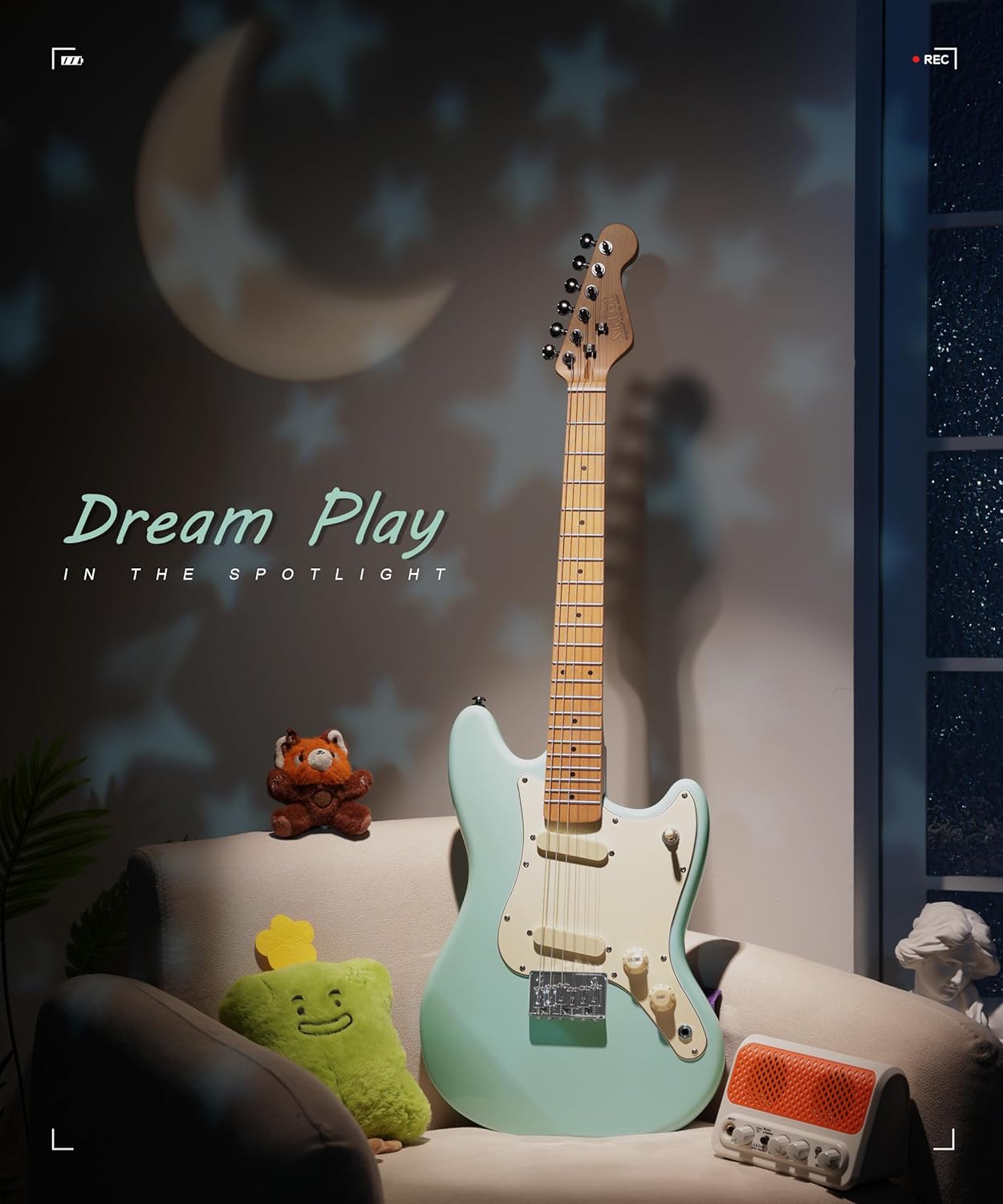 Kids Electric Guitar - Green