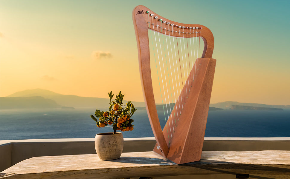 Harp 15 strings Mahogany – Aklot