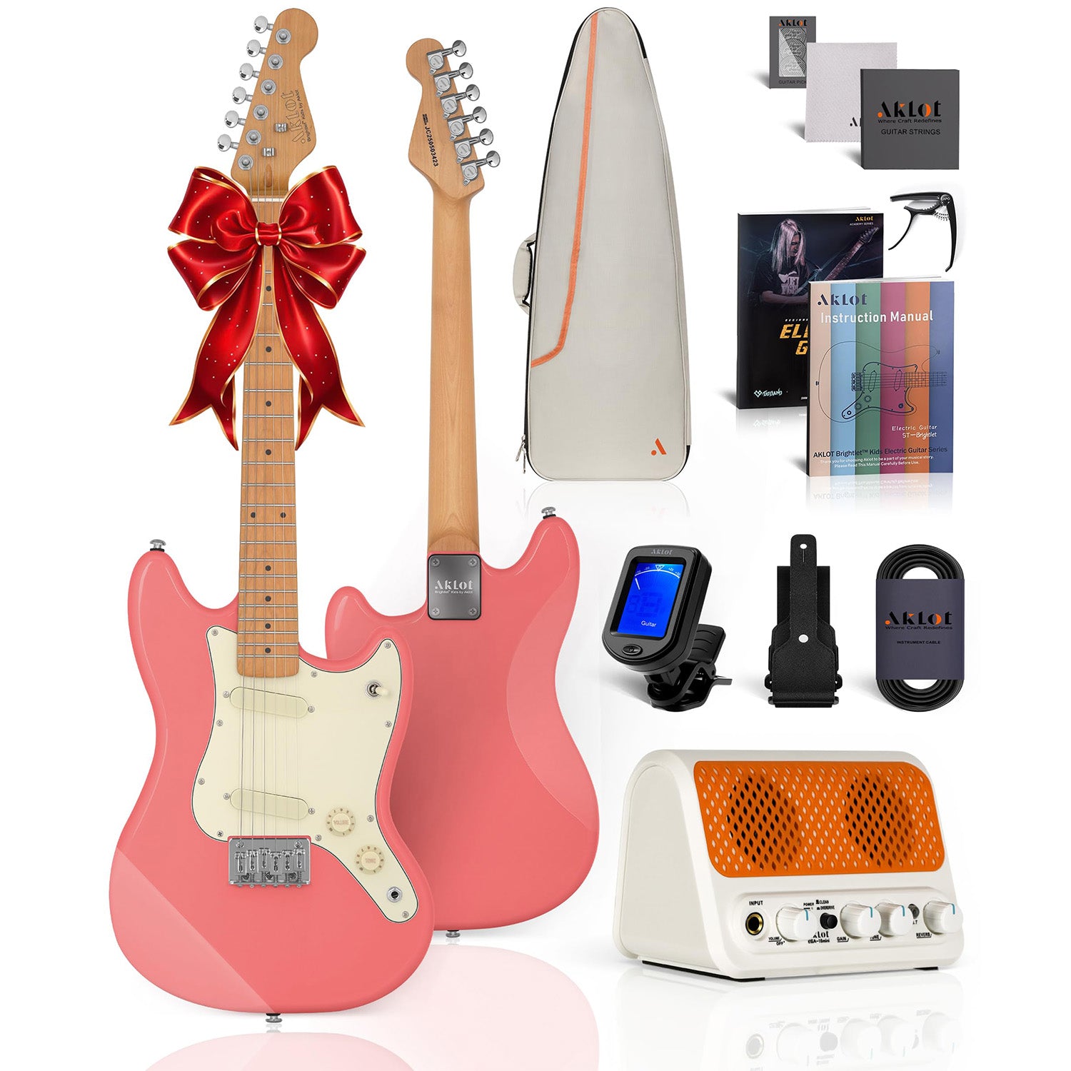 Kids Electric Guitar - Pink