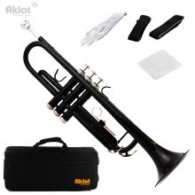 Aklot Bb B Flat Beginner Trumpet with 7C Silver ...